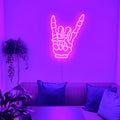 Skellihand neon sign