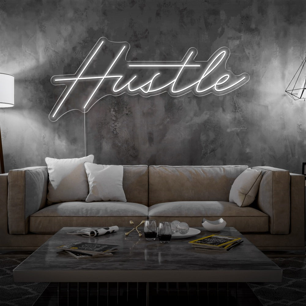 Hustle Neon Sign