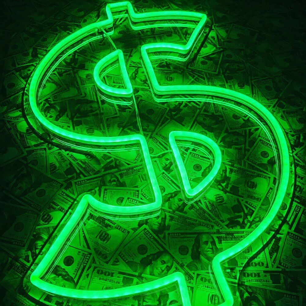 Dollar Sign Neon