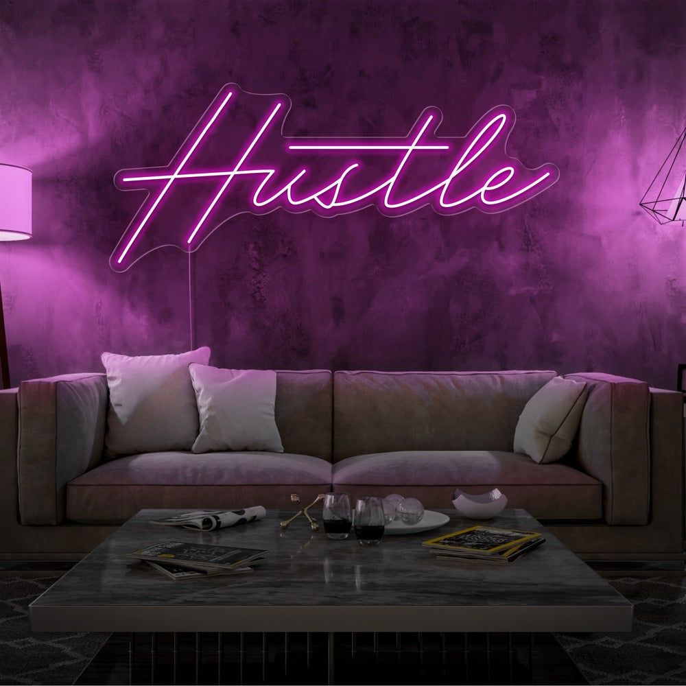 Hustle Neon Sign