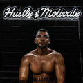 Hustle & Motivate Neon Sign