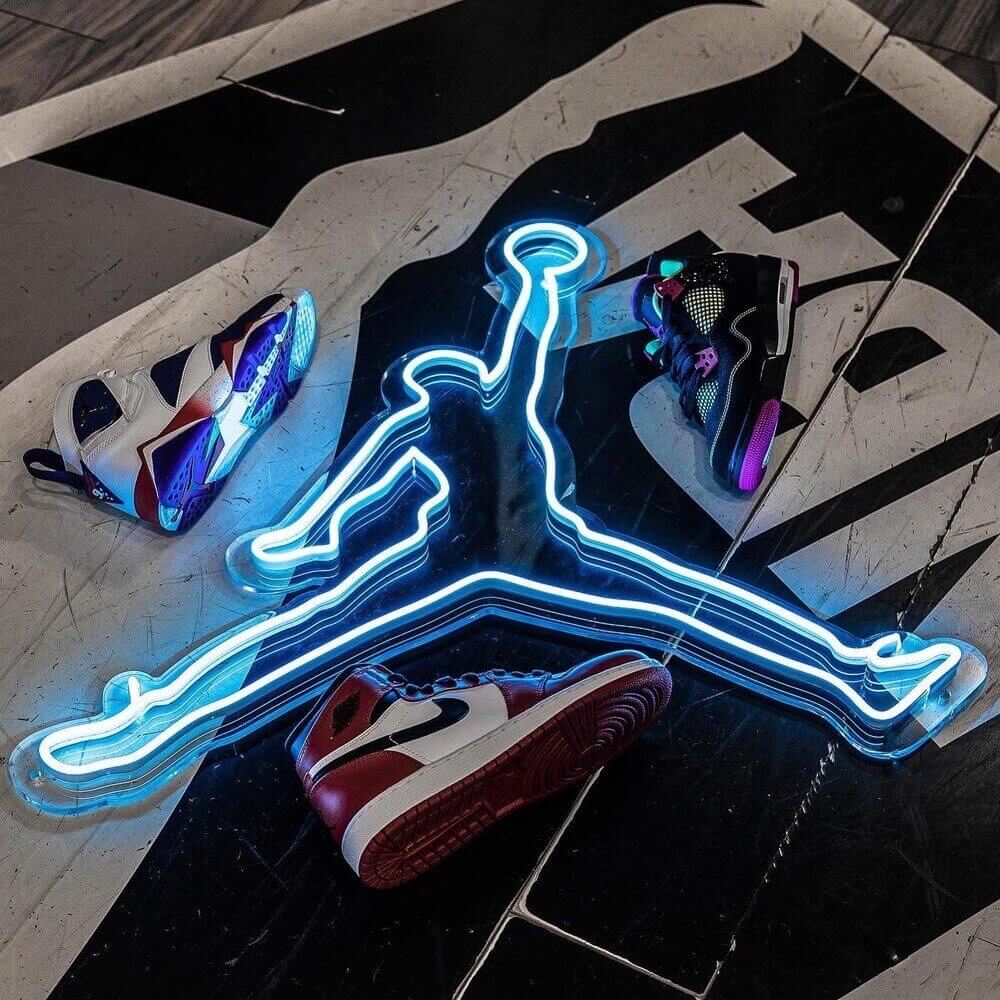 Jordan Jump man Neon Sign