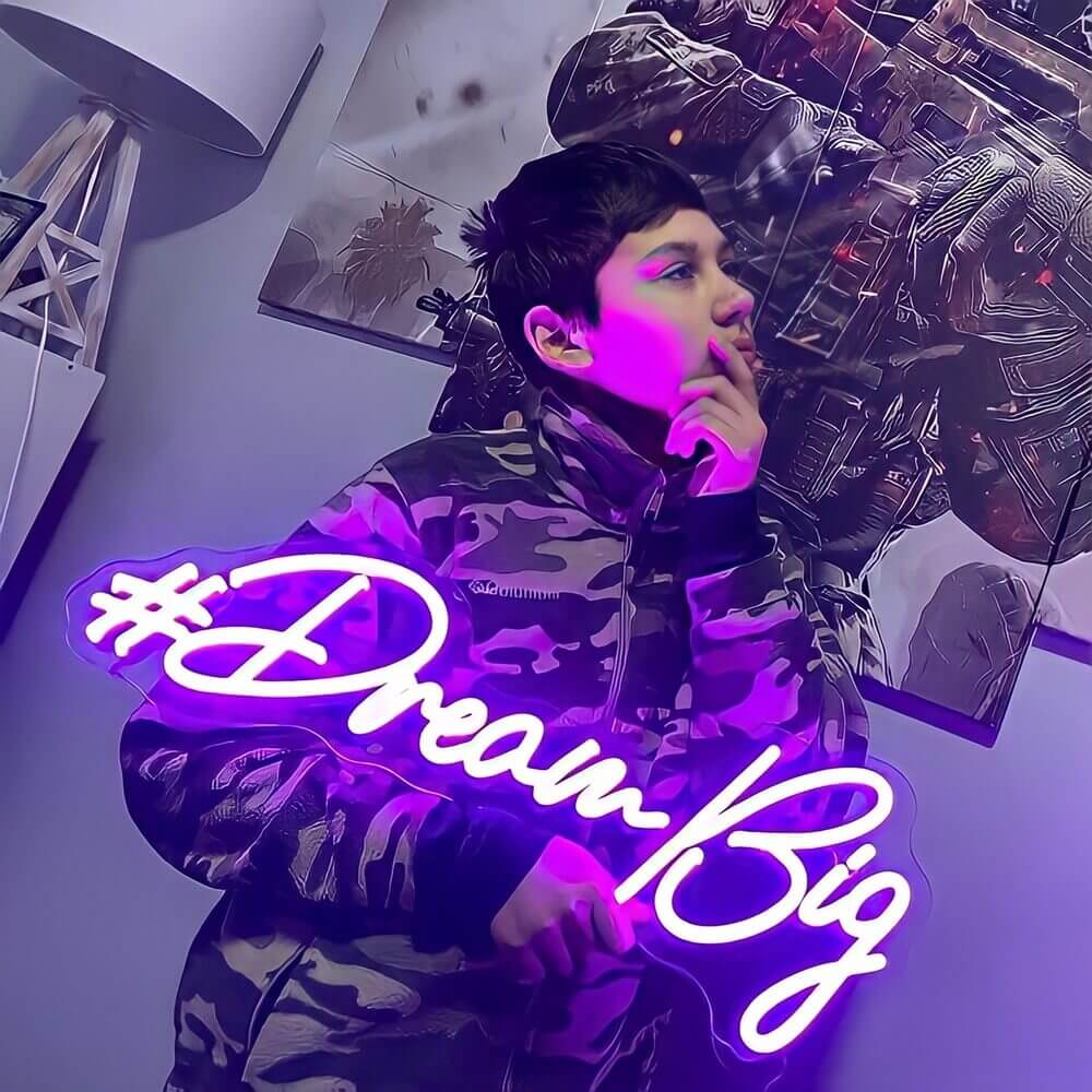 Dream Big Neon Sign