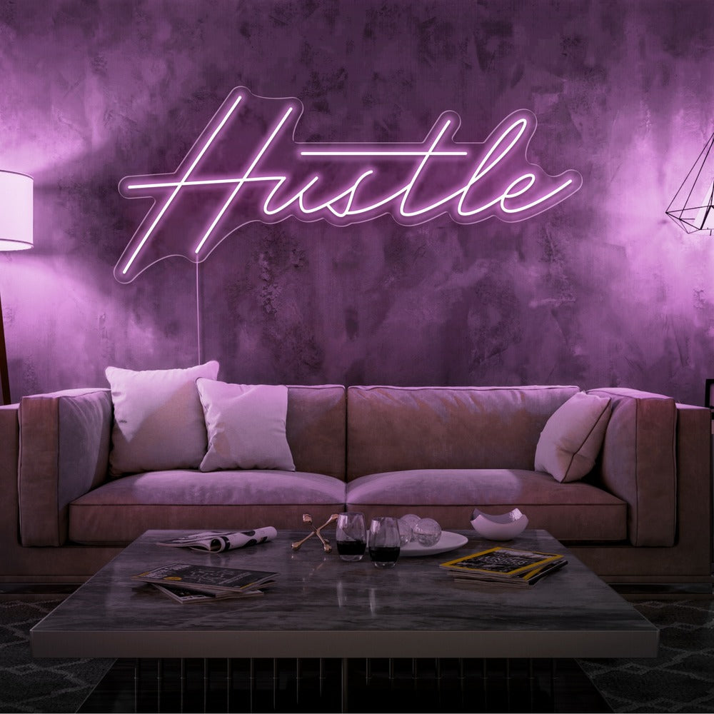 Hustle Neon Sign