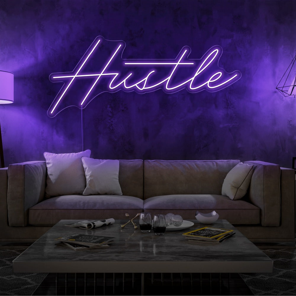 Hustle Neon Sign