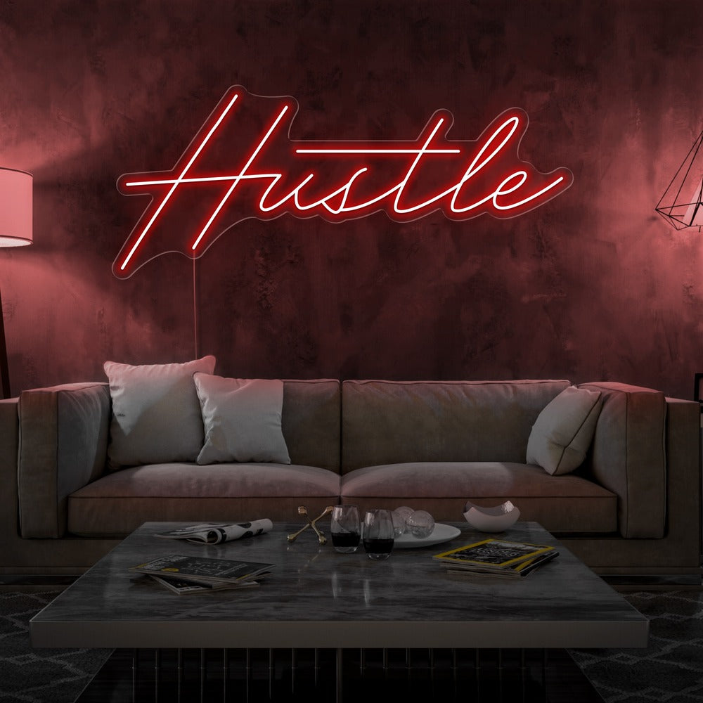 Hustle Neon Sign
