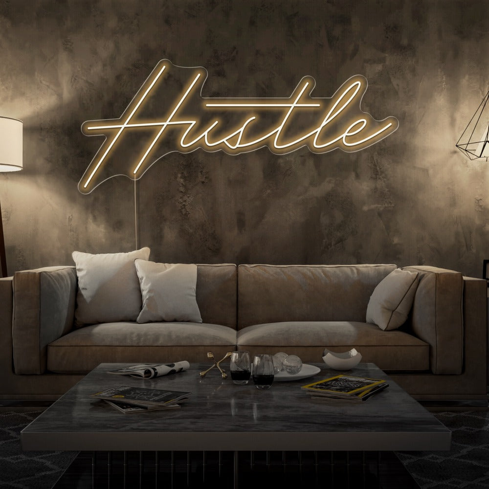 Hustle Neon Sign