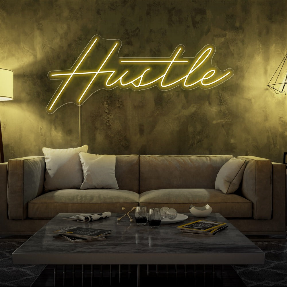 Hustle Neon Sign